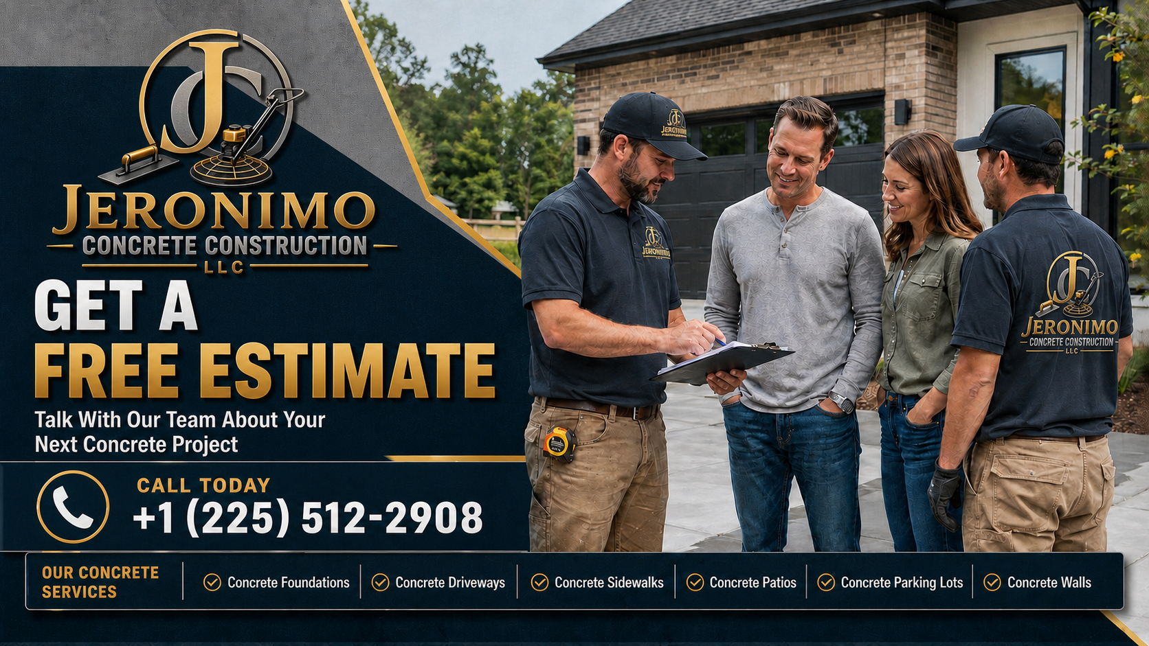 Get a Free Estimate for Your Next Concrete Project